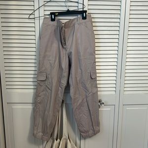 LOFT NWT khaki cargo joggers